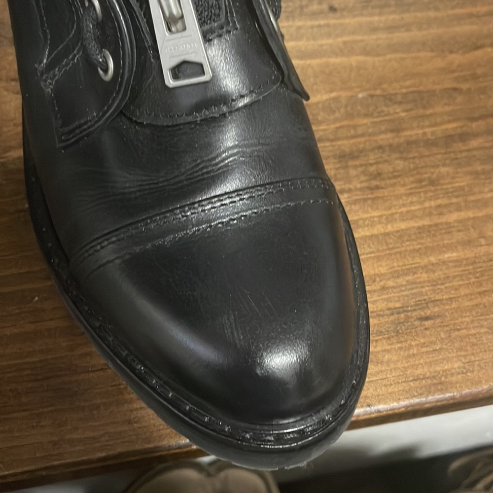 All saints Ariel zip combat boots - Picture 2 of 2